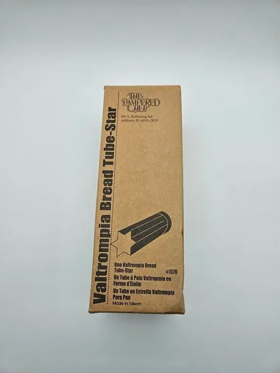 The Pampered Chef Vintage 2000's Valtrompia Bread Tube Star #1570
