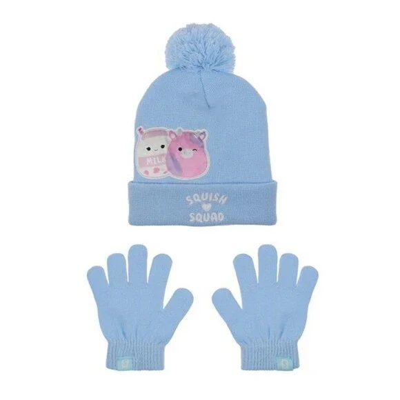 Girls Squishmallows 2-pc. Hat & Gloves Set