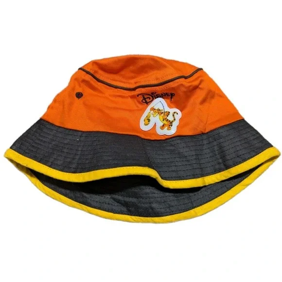 Disney Tigger Bucket Hat Orange 100% Cotton Winnie The Pooh
