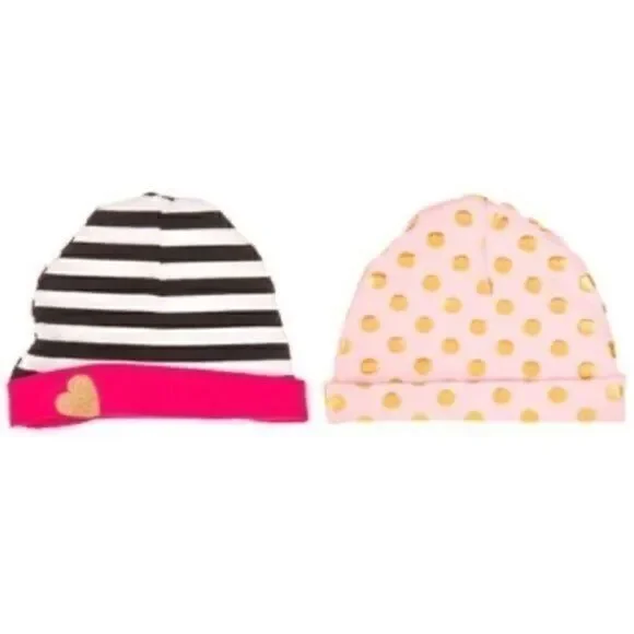Newborn Beanie Winter Hats New Set Of 2