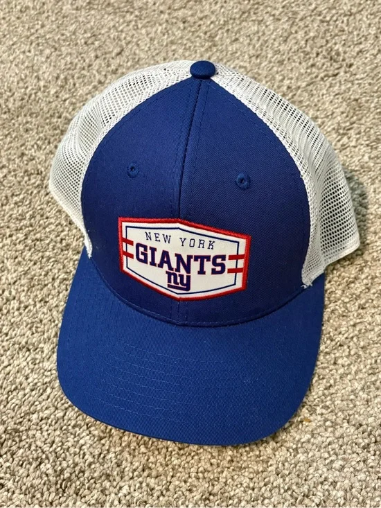 New York Giants Blue & White Trucker Hat