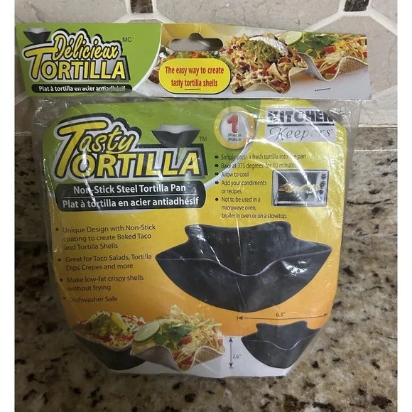 Tasty Tortilla  NON-STICK STEEL TORTILLA PAN by Kitchen Keepers New