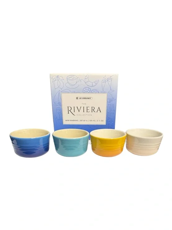 Le Creuset The Riviera Collection Mini Ramekins NIB