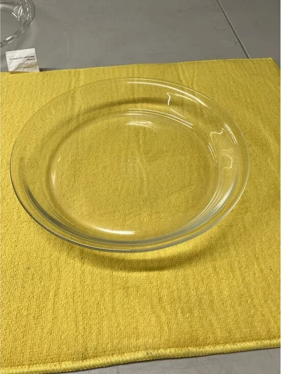 VTG big Letter PYREX Glass Pie Plate 209 Baking Dish Pan 9 inch Clear