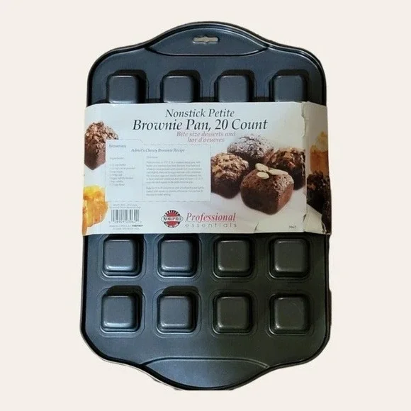 Two-Bite Brownies: Norpro 20-count Mini-Brownie Pan, NWT,