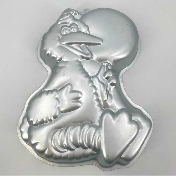 3/$15 WILTON Big Bird Cake Pan Aluminum VTG 1984 #502-3401 Mold Birthday Retired