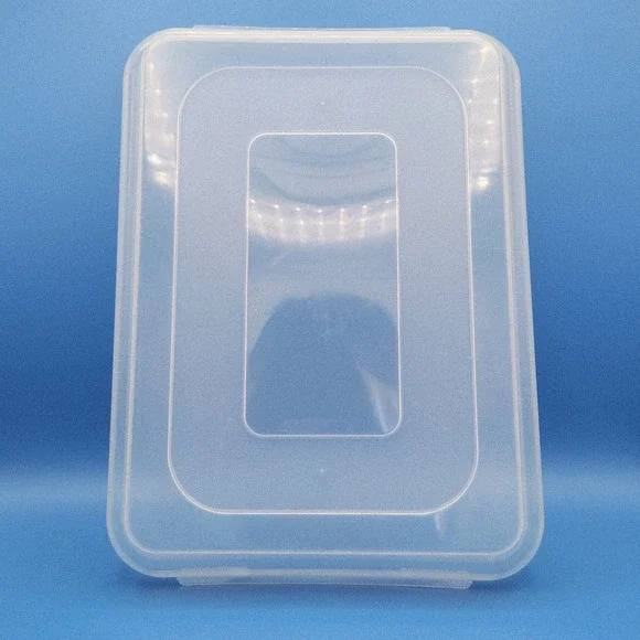 Vintage Aluminum Half Sheet Pan Plastic‎ Snap on Lid