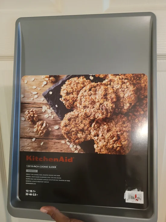 KitchenAid Gray Nonstick Cookie Slider Baking Sheet