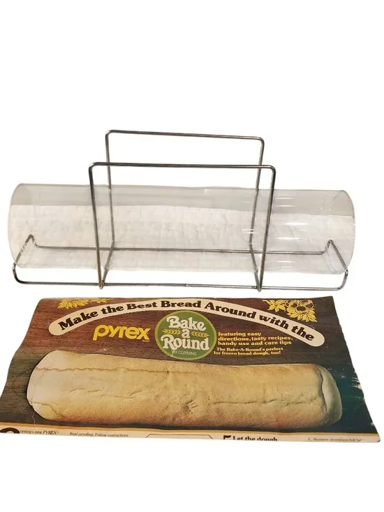 Vintage Corning Pyrex Bake A Round Bread Maker