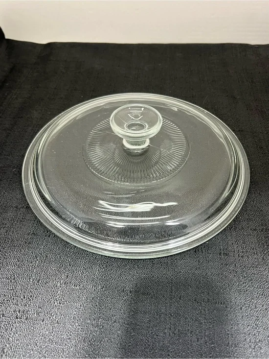 Pyrex Glass Lid 9 inch Round G-1-C  8.5” Diameter G