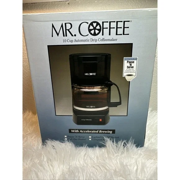 $83 🌙 NEW IN BOX Vtg Mr Coffee 10 Cup Brew Model BL113 Coffee Maker Black NEW