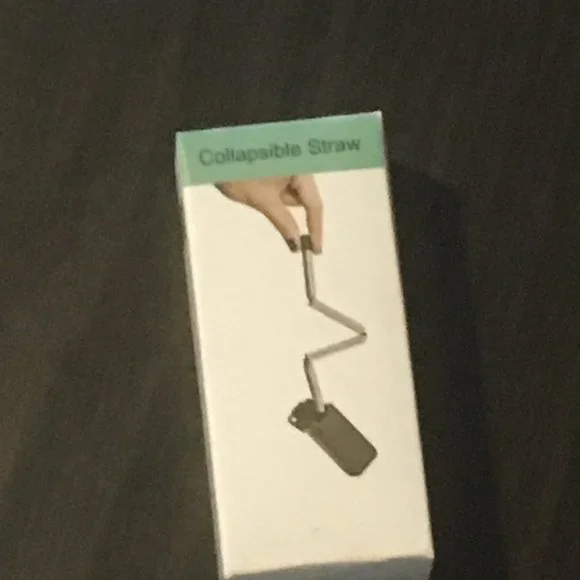 Collapsible Straw With Case, New, In Box