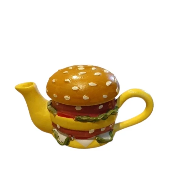 Mini Teapot Hamburger Unique
