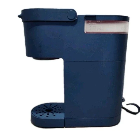 Keurig K-Mini‎ Coffee Maker Hand Painted Blue Grey Tested Working