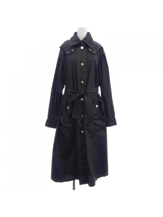Chanel 25 Coat Black