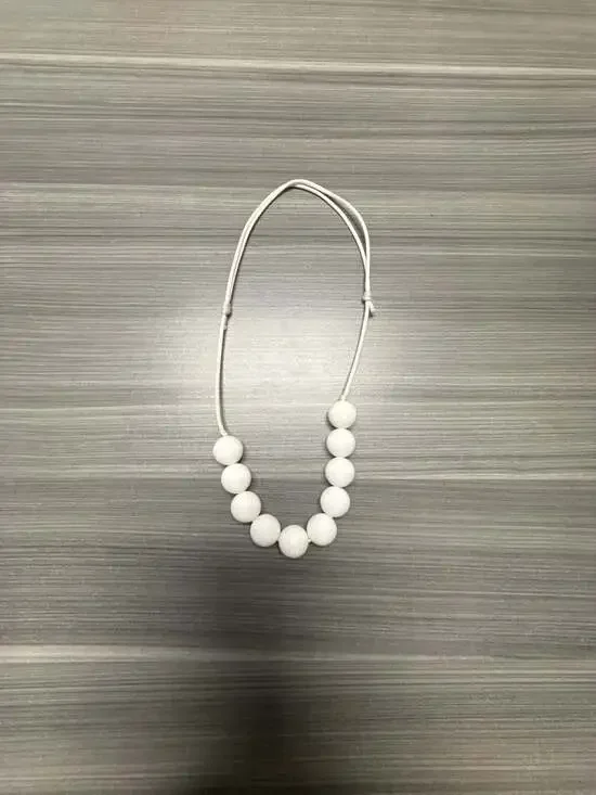 Silicone Teething Statement Necklace with Adjustable Cord