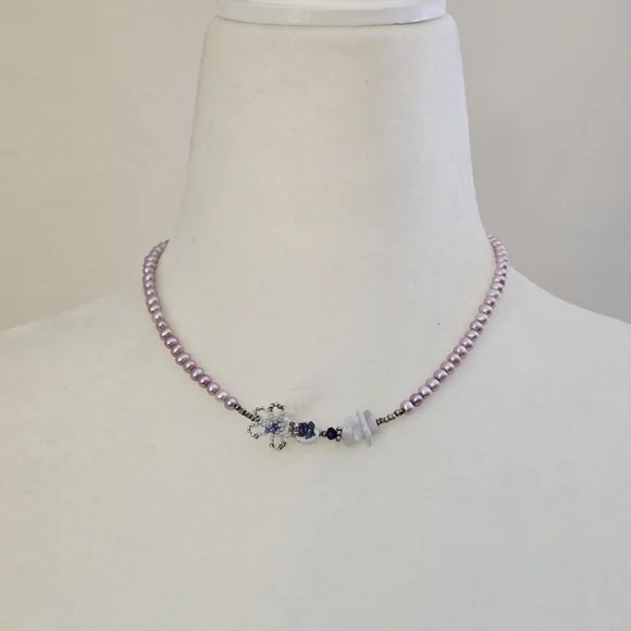 Pink Pearl Necklace
