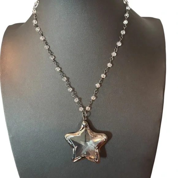 Fashion Jewelry Crystal Star Necklace