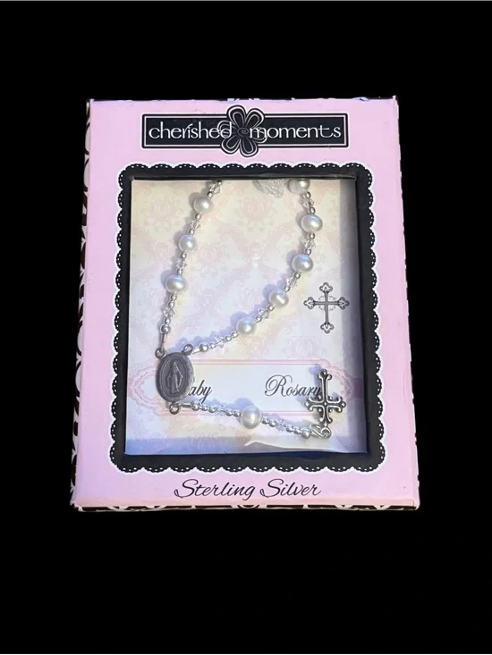 Cherished Moments Sterling Silver Baby Rosary