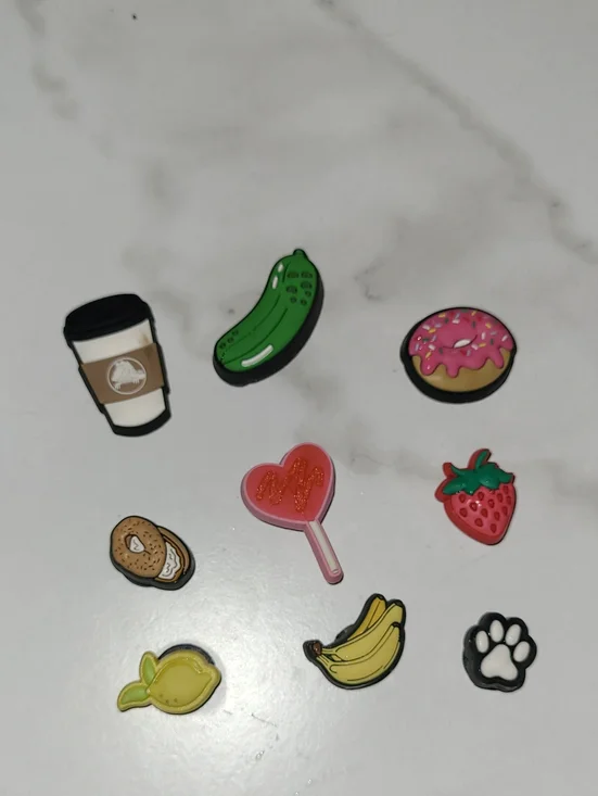 Real Authentic Croc Jibbitz Fun Fruit & Snack Shoe Charms