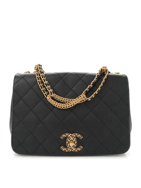 Chanel Lambskin Quilted Chain To Flap #267528C49B