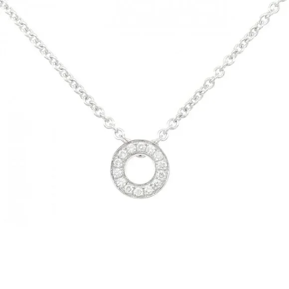 Hermes Au750 White Gold Diamond Necklace