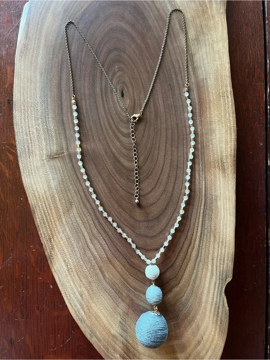 Triple Ball Pendant Necklace