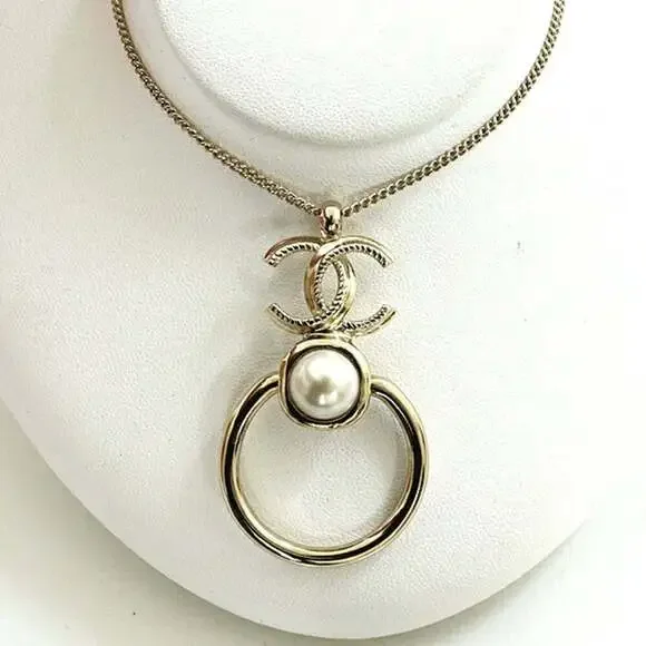 CHANEL Gold Necklace