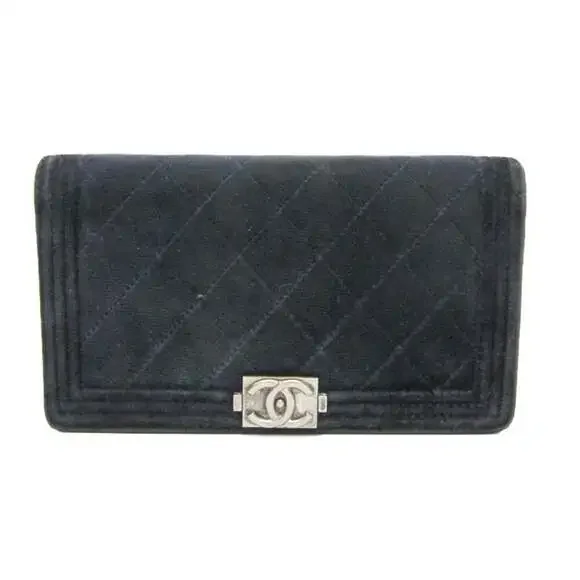 CHANEL Blue Wallet