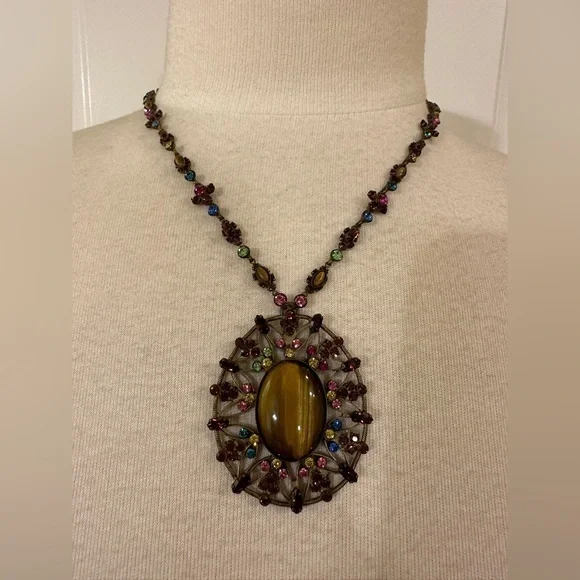 Torrid Multi-Colored Jeweled Statement Necklace