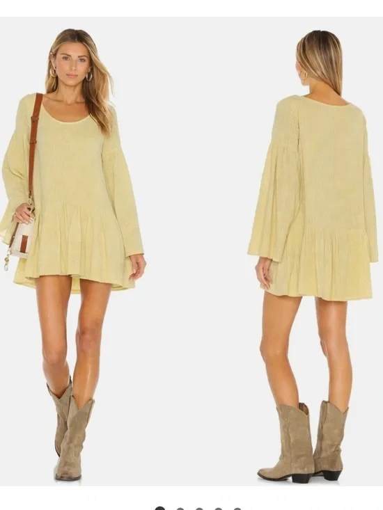 Free People Beach Kyleigh Mini Dress Tunic in Sunbath