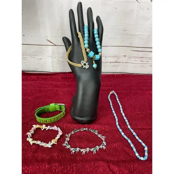 Mixed Lot of Children Girl Necklace‎ Bracelets Horse Dolphin Blue
