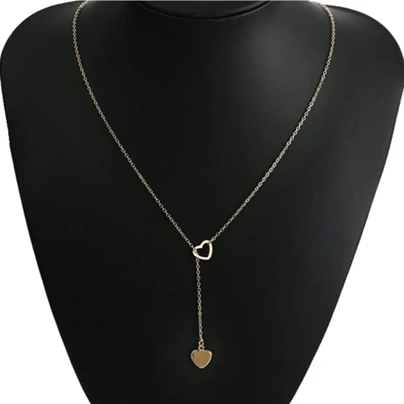 Heart of gold Y necklace NWT 🆕🆕