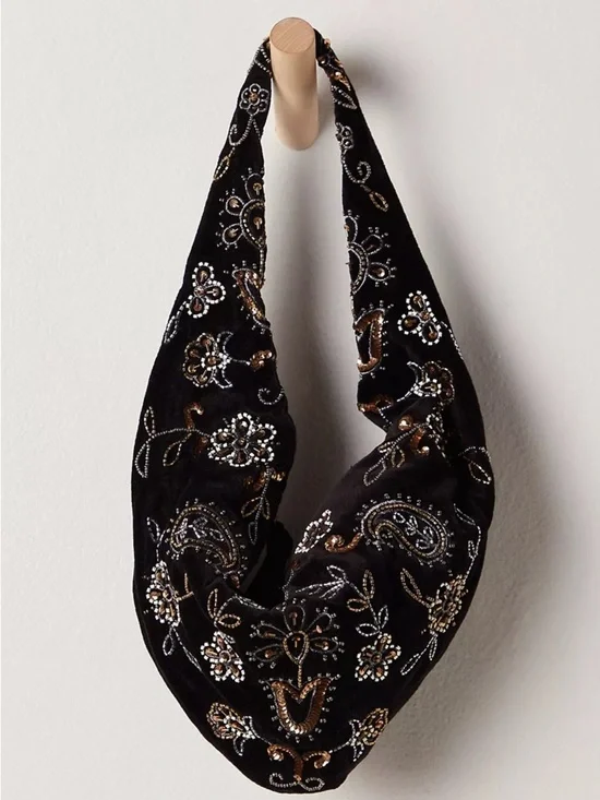 NWOT Free People Nashville Nights Beaded Bag