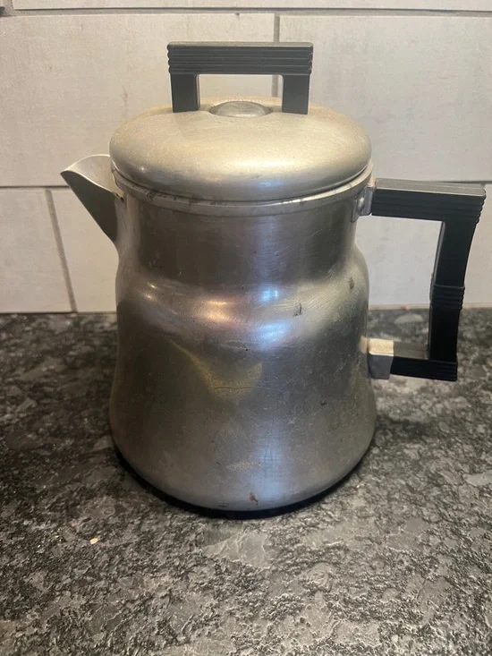 Wear Ever Aluminum Coffee Percolator with Black Handle PERFECT FOR CAMPING
