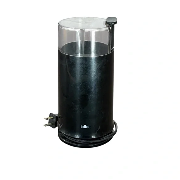 Braun Electric‎ Coffee Grinder Black Cord Storage Tested Works
