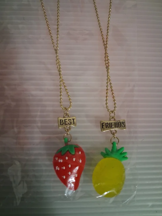 MINT Kids Gold-Tone Necklace Set with Fruit Charms