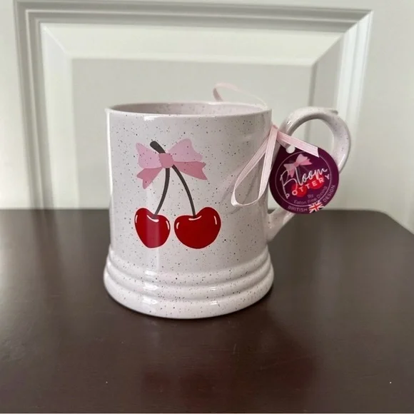 Pink Speckled Cherry Brew Style Mug