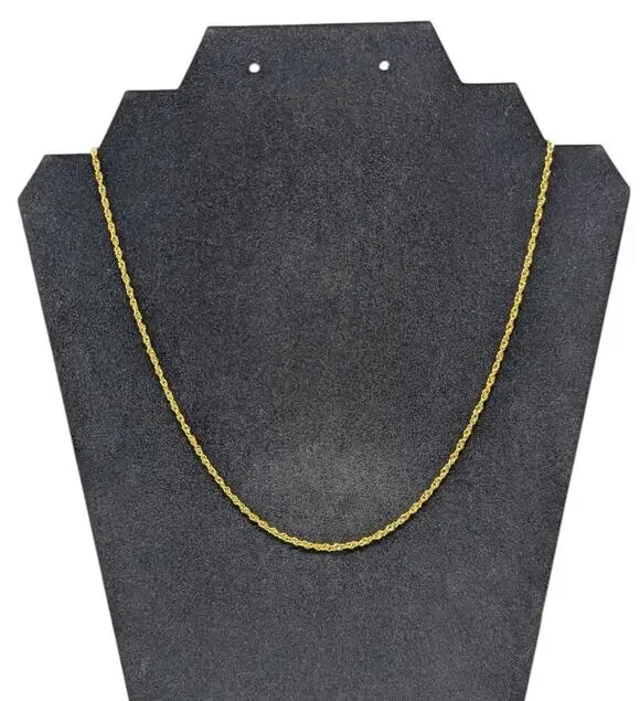 MiLor Italy 14K Yellow Gold Chain Necklace – 20”, 1.43g, Hallmarked