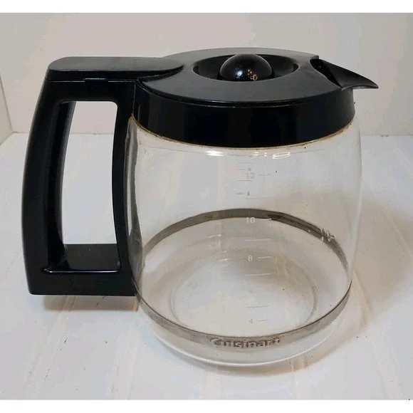 Cuisinart Replacement Clear Glass 12 Coffee Carafe With Removable Lid