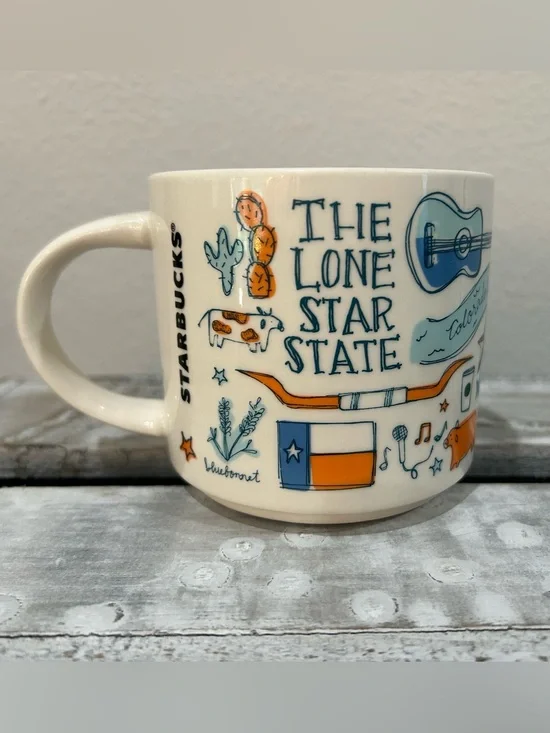 Starbucks Been There Series Texas The Lone Star State Coffee Mug
