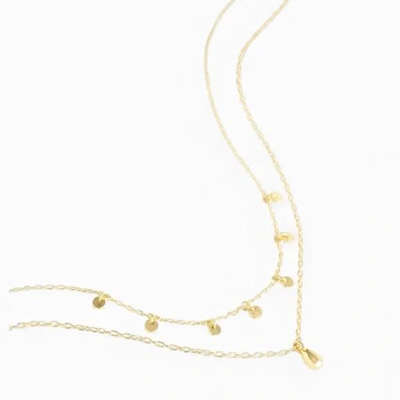 Madewell NWT Two-Pack Station &‎ Pendant Necklace Set