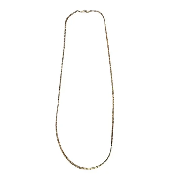 Vintage 14KGP Gold‎ Plated Link chain Necklace 20