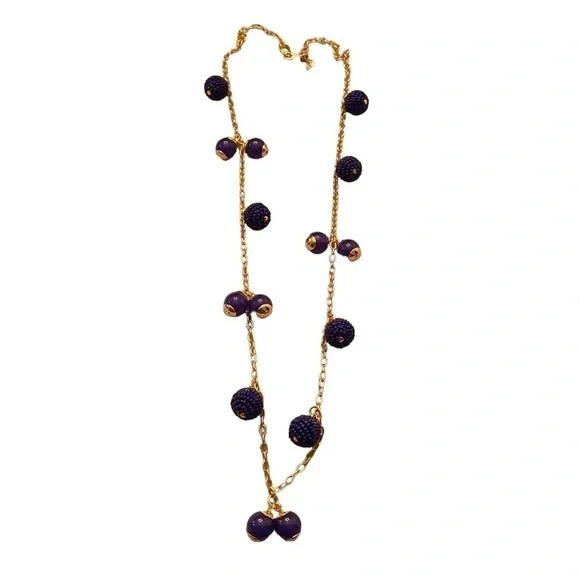 NWT J. Crew Blue Bead Necklace