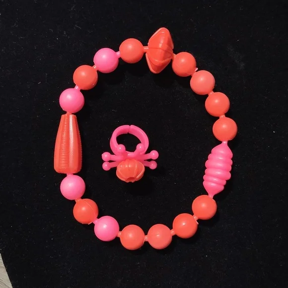🆕Take Apart Fidget Beaded Bracelet &Ring Set
