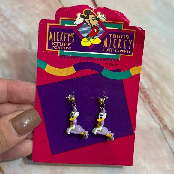 DAISY DUCK Disney Vintage Earrings