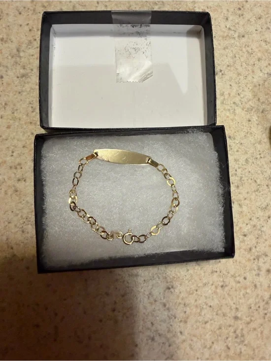 Kids Gold ID Bracelet - Personalized Classic Jewelry