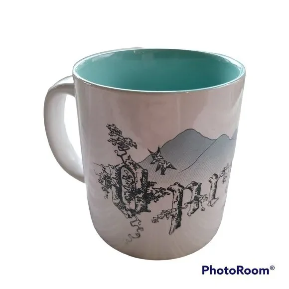 Vintage Opryland Coffee Mug Nashville, Tennessee TN Great Smoky Mountains Trees