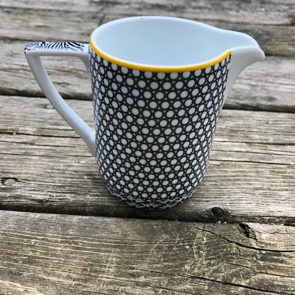 Ted Baker Langdon Black Portmeirion Creamer -In Box
