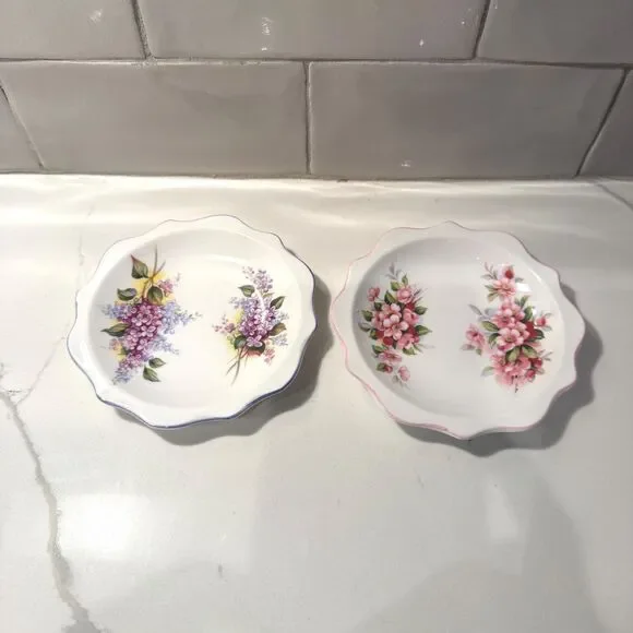Vintage Royal Albert Blossom Time Coasters Set of 2, Made in England